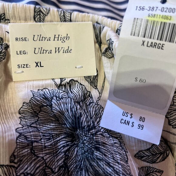 BNWT Abercrombie & Fitch Ultra High/Wide pants. Size XL - Picture 3 of 4